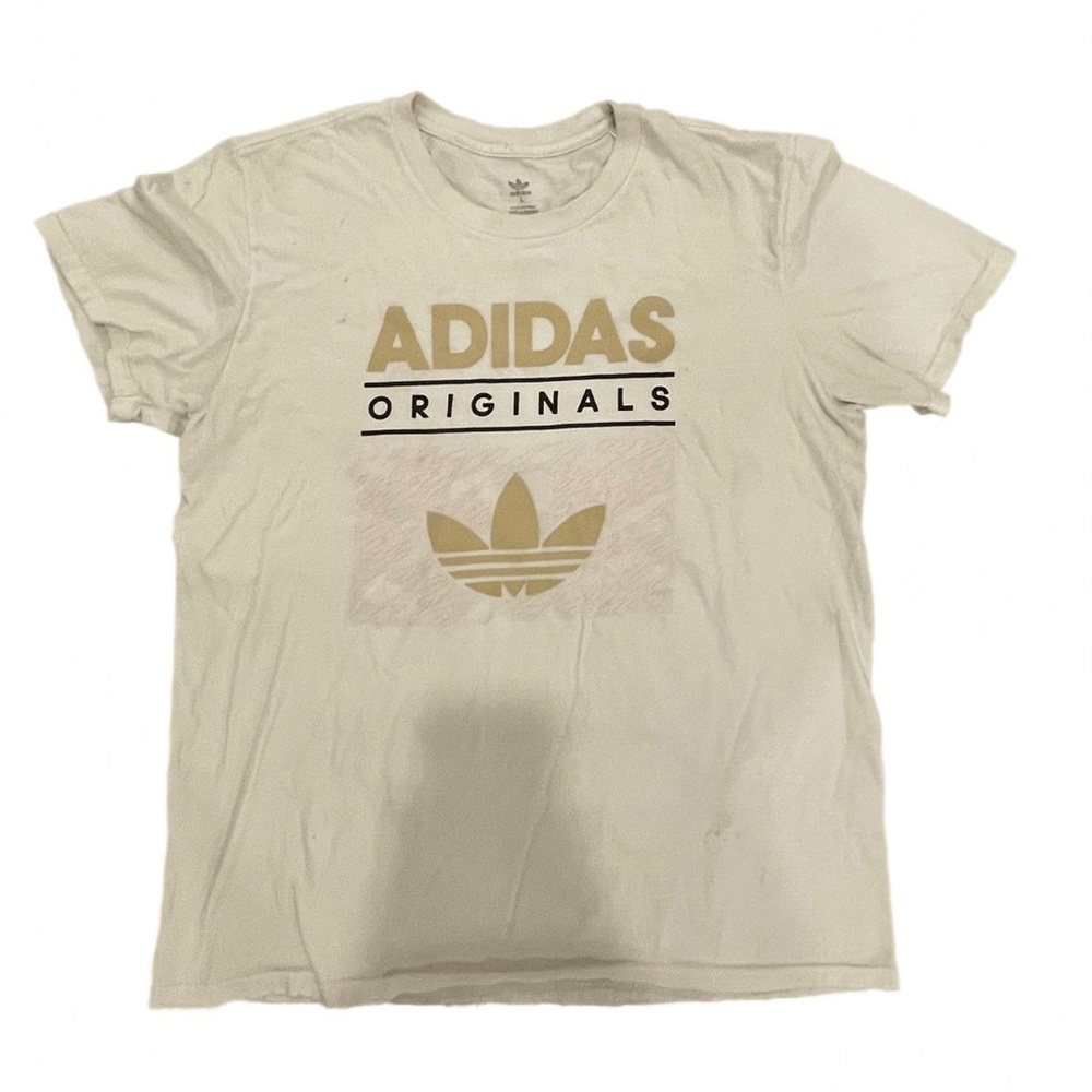 Adidas Originals Men’s Logo Cotton Short Sleeve Three Stripe Tee